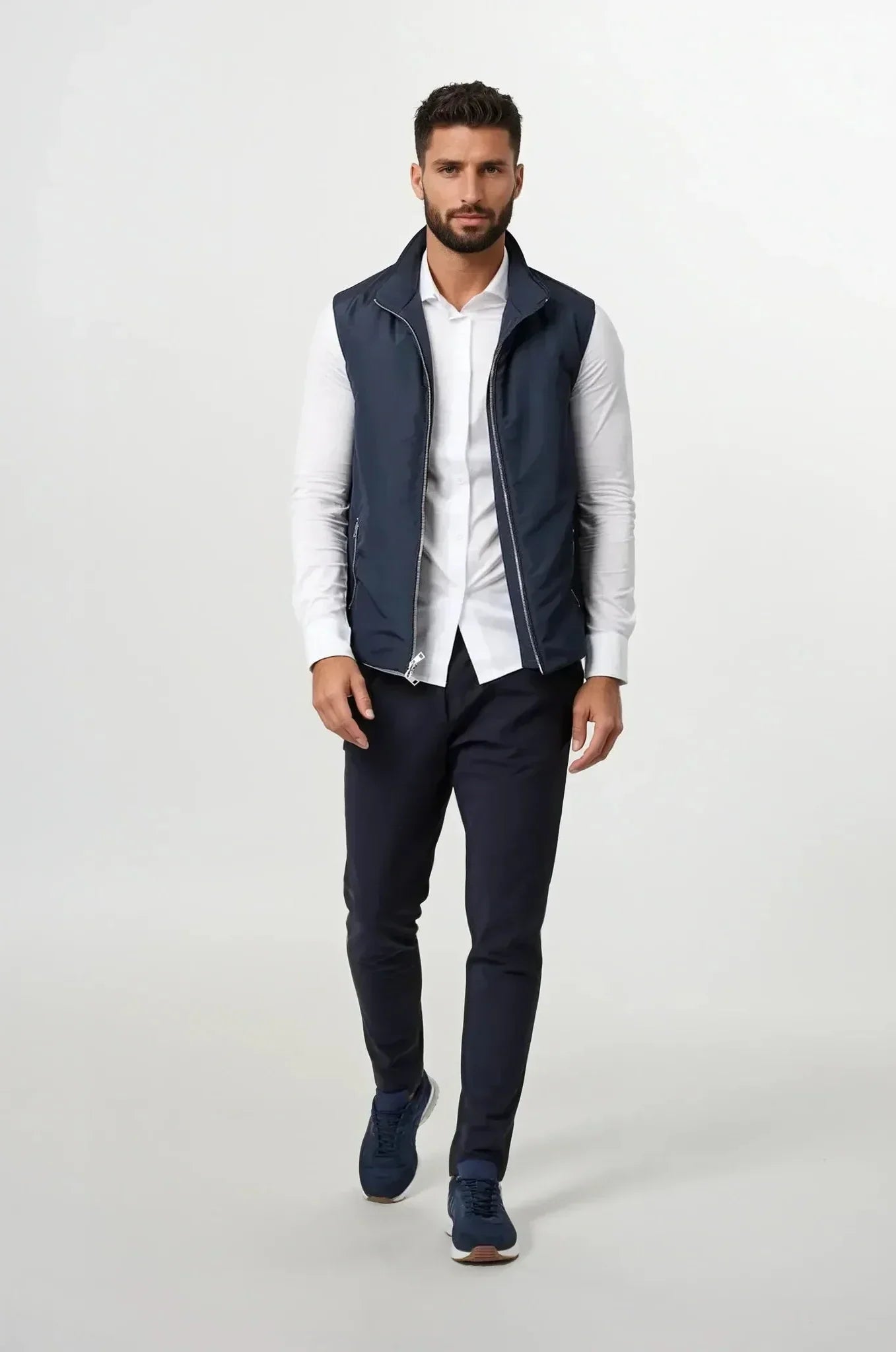 Zip-Up Sleeveless Bodywarmer